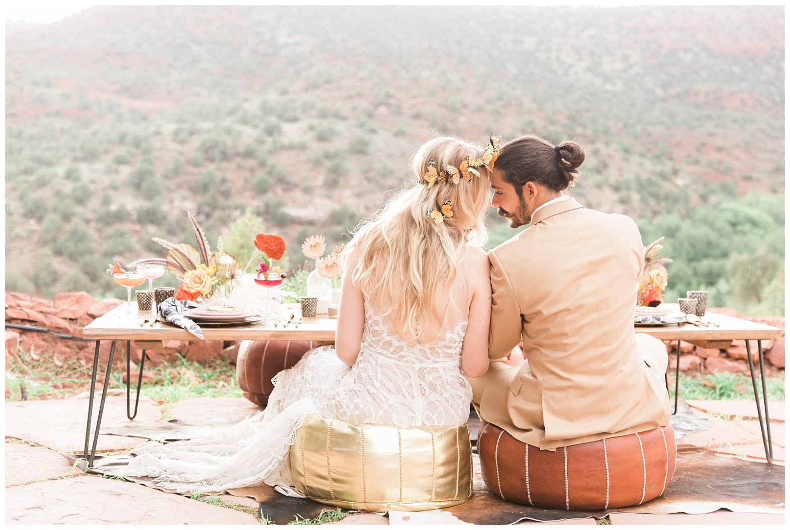 Outdoor bride and groom photo By Kaci Lou Photography