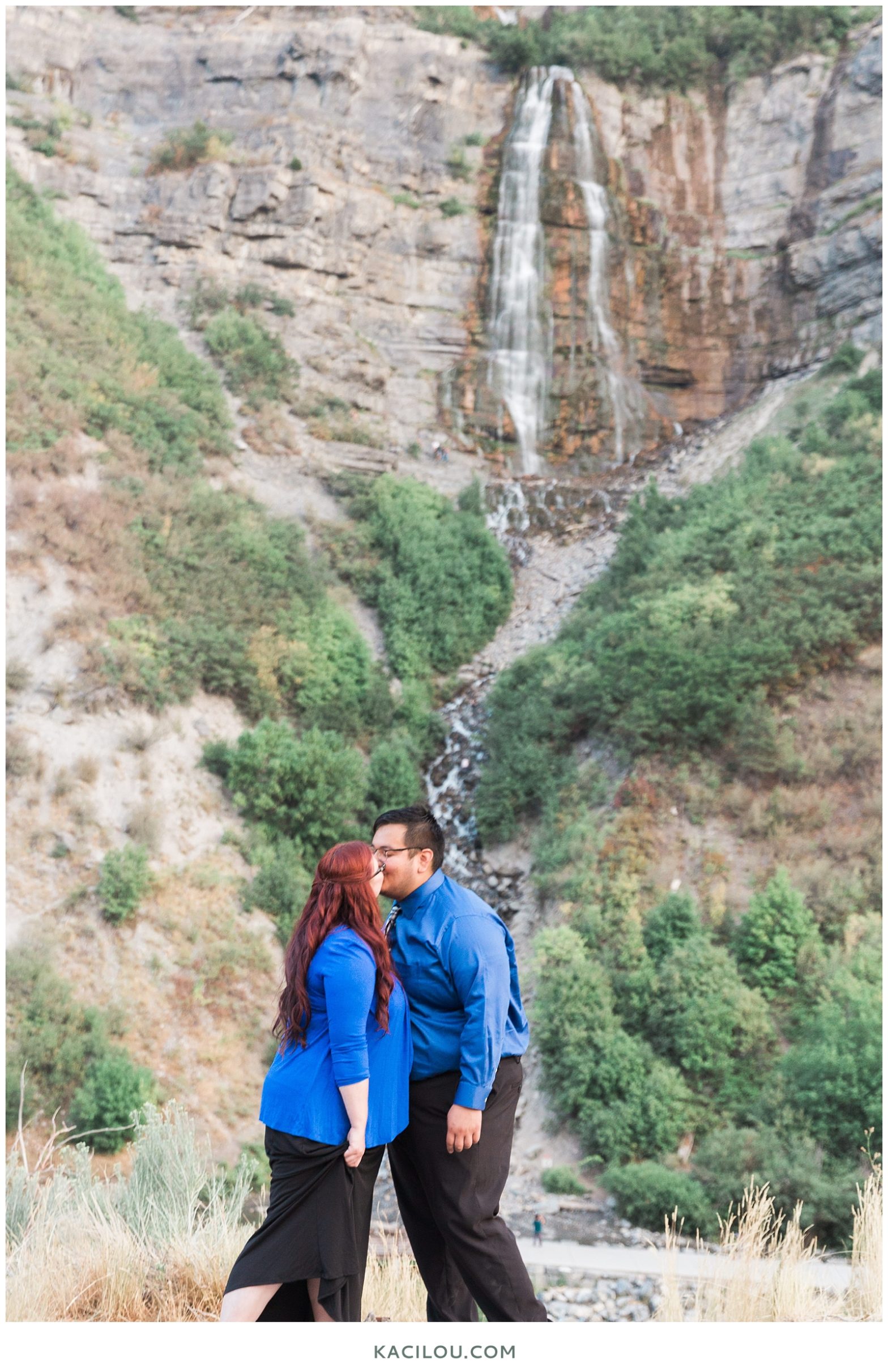 Bridal Veil Falls Engagement Photos Amy And Lupe Kaci Lou Photography