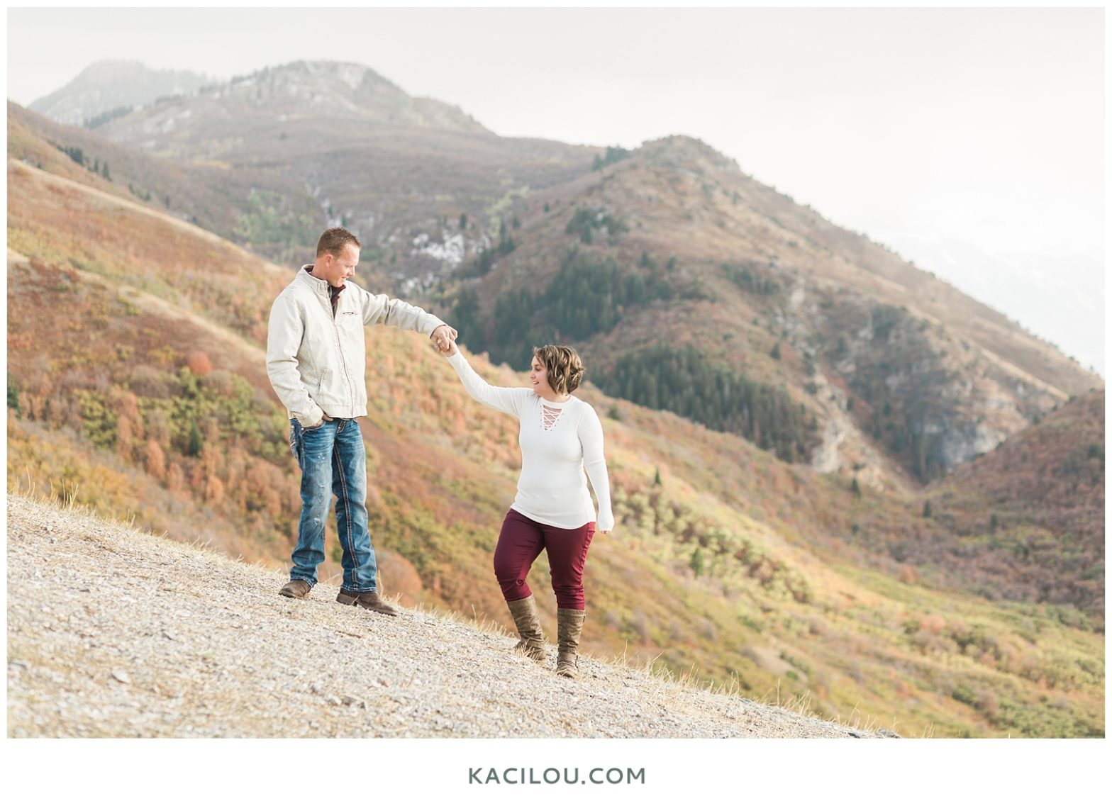 Squaw Peak Provo Utah Engagement Photos