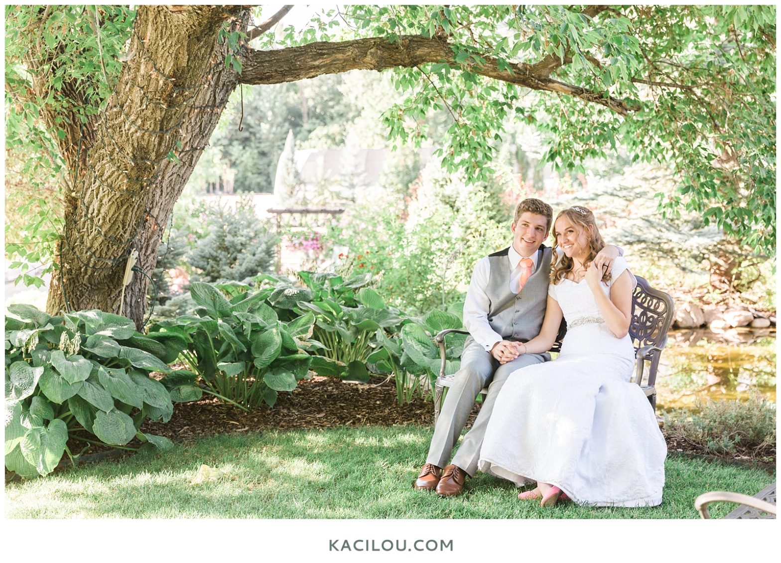 Blue and Peach Ogden Wedding Photo - Ogden Wedding Photographer