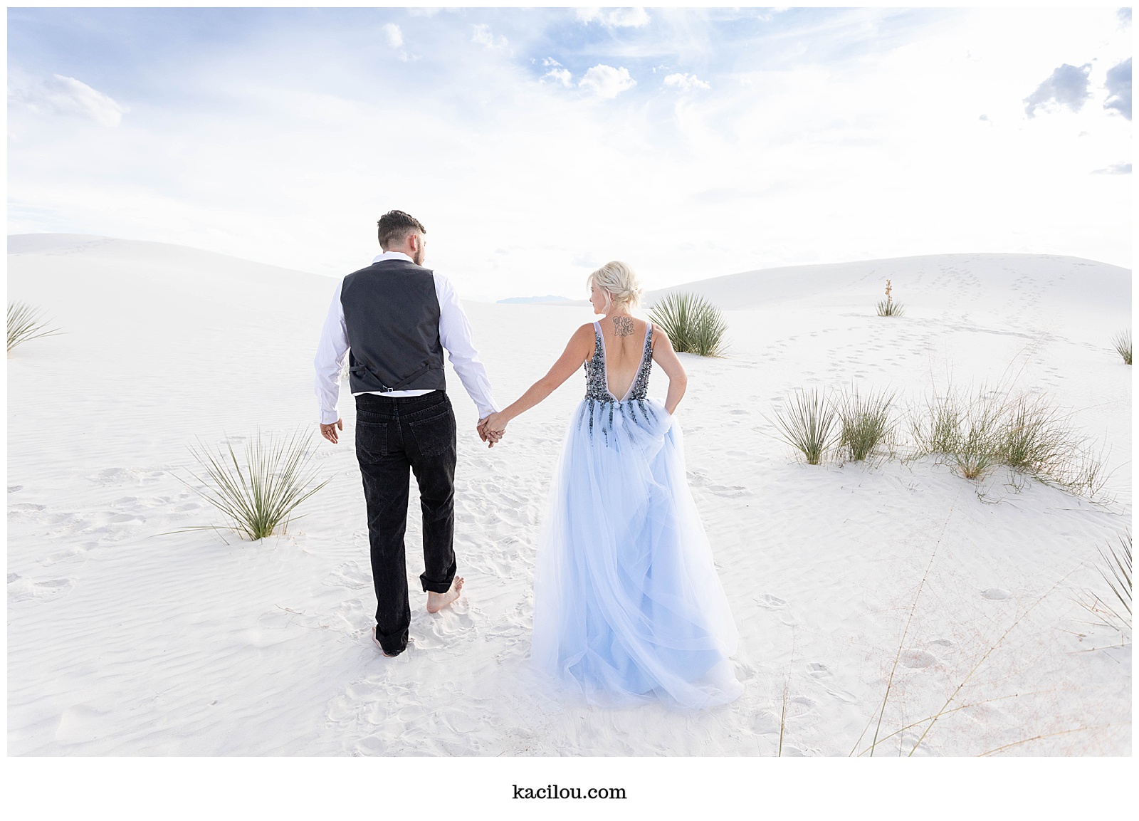 White Sands New Mexico Engagement Photos Maddie and Bo Kaci Lou