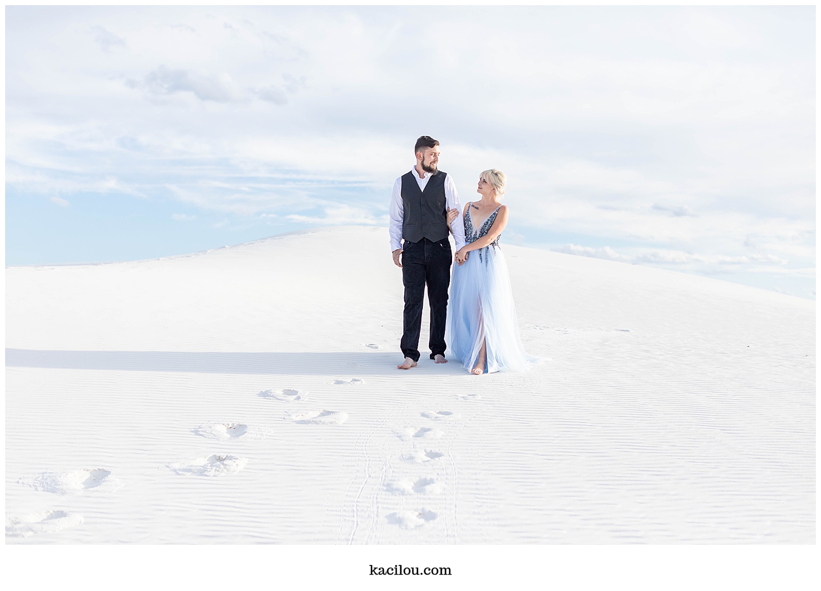White Sands New Mexico Engagement Photos Maddie and Bo Kaci Lou