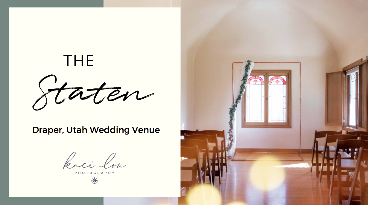Draper Wedding Venue - The Staten - Utah Wedding Venue