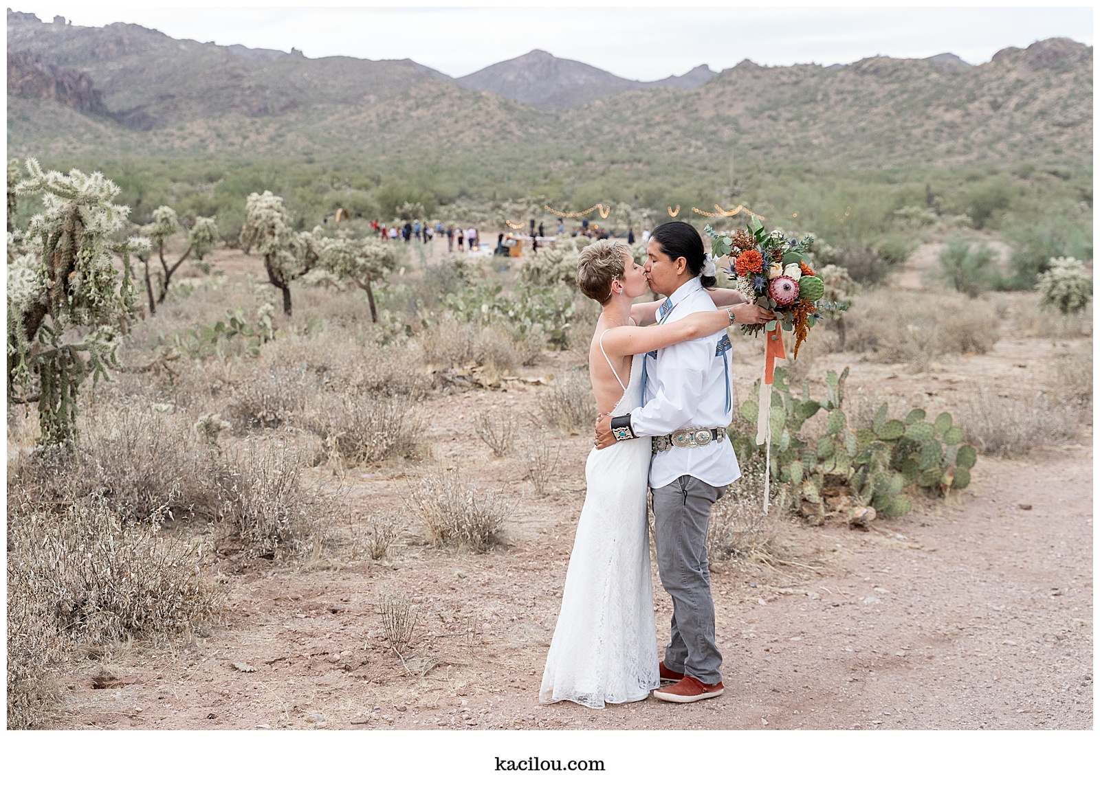 Gold Canyon Arizona Desert Wedding Photo